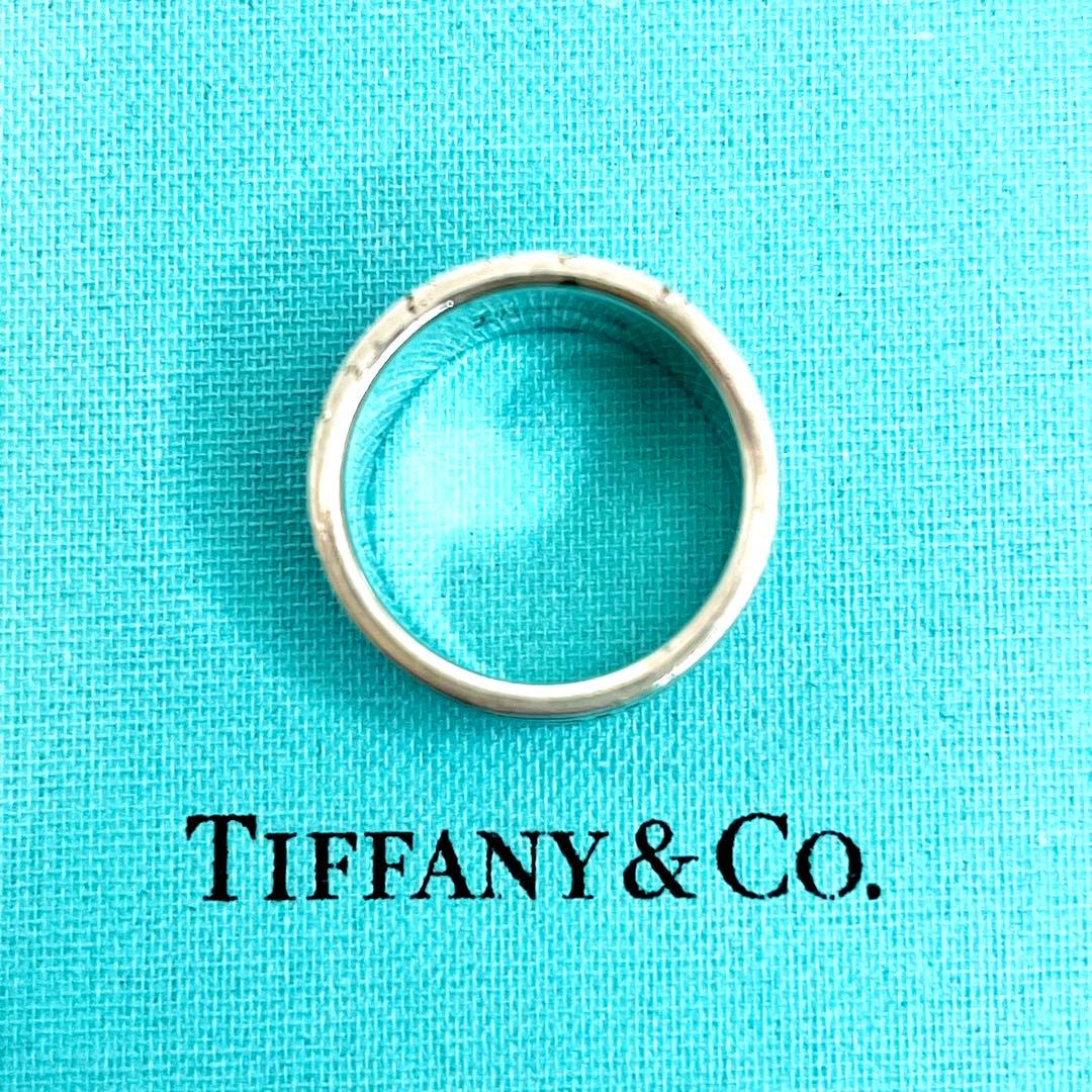 ティファニー アトラスリング ワイドリング リング シルバー925 18号