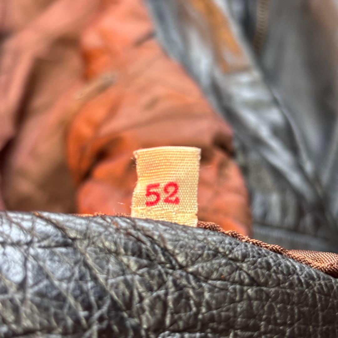 【ユーロビンテージ】レザージャケット 短丈 ブラック 襟付き 黒 ブルゾン