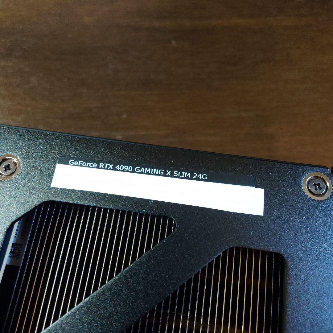 グラフィックボード・グラボ・ビデオカード MSI GeForce RTX 4090 GAMING X SLIM
