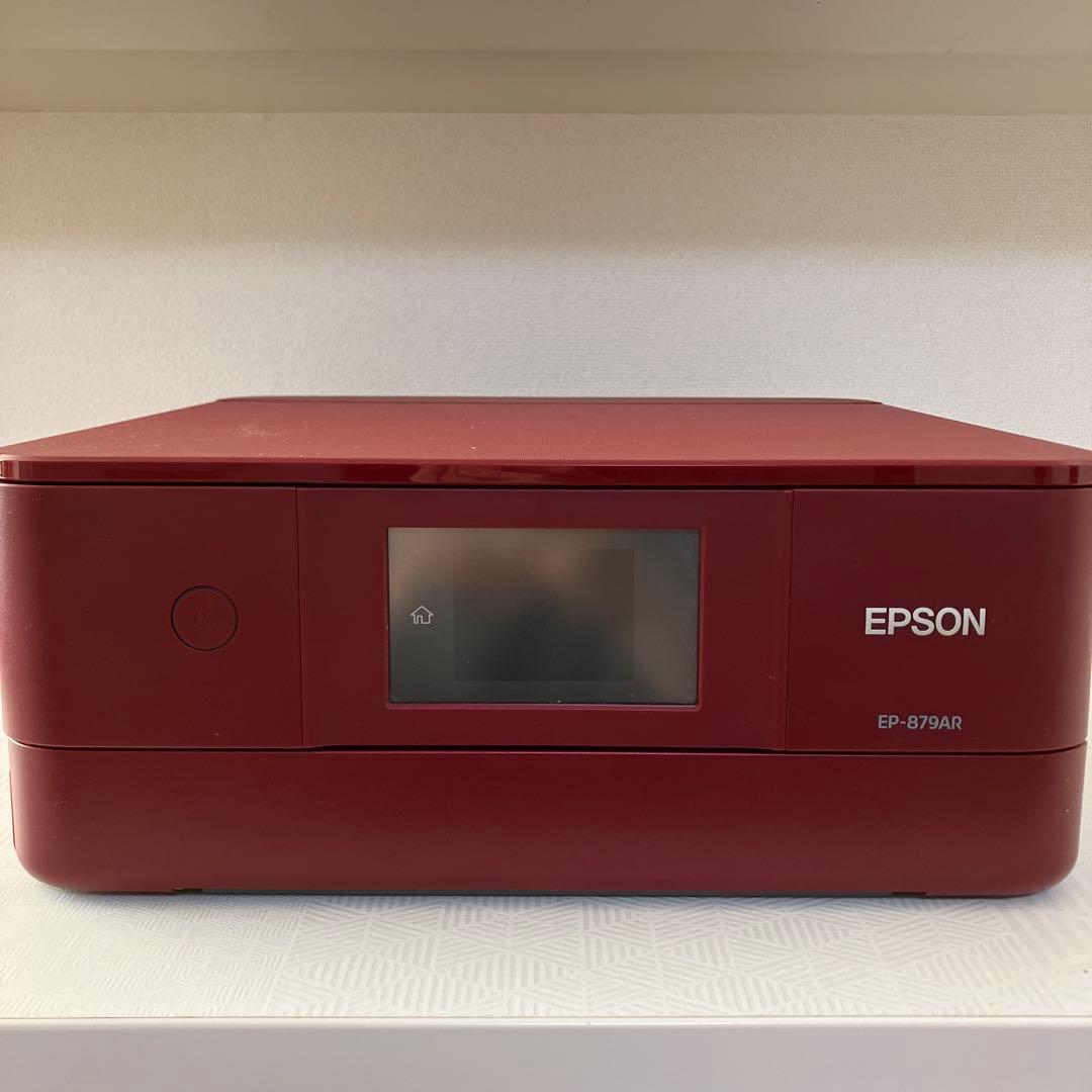 EPSON EP-879AR インクジェットプリンター 赤 ジャンク