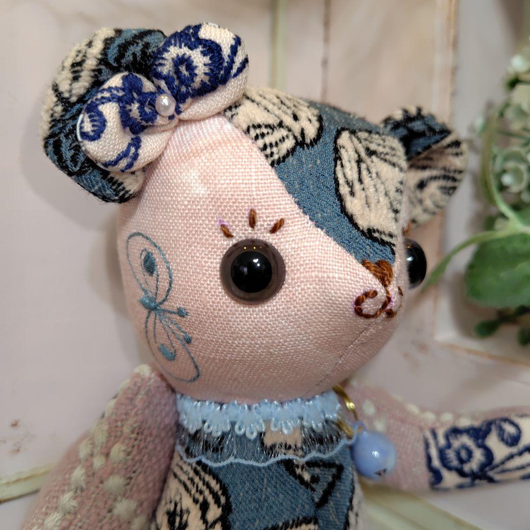 ミナペルホネン＊ハンドメイド＊ぬいぐるみ＊テディベア＊75