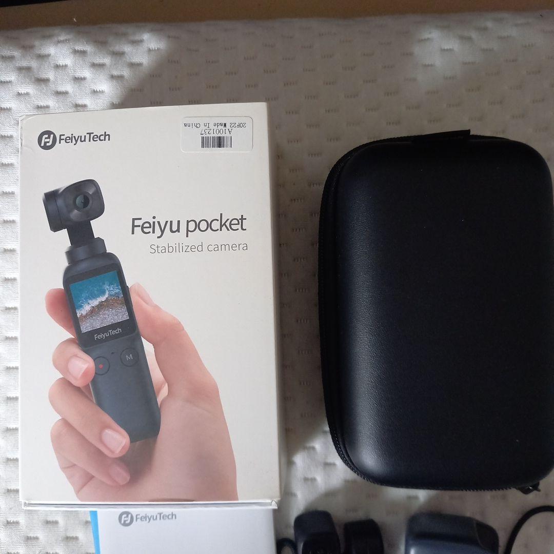 Feiyu Pocket 6軸ジンバル付 超小型 4kカメラ　ポーチおまけ付き