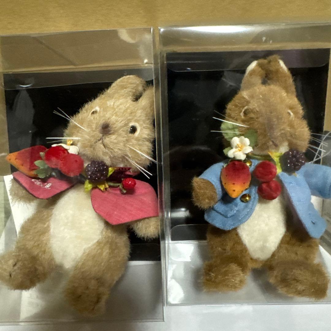 新品未使用　ピンクハウス　ピーターラビット二体セット