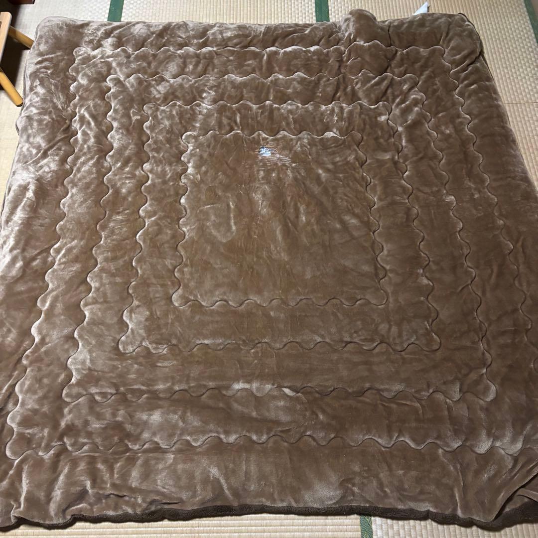 【ニトリ】折れ脚 こたつ ホワイトウォッシュ 楕円