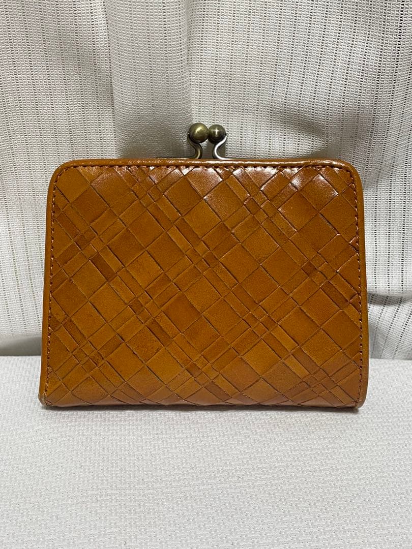 新品　Dakotaダコタ 二つ折り財布 本革 レザー がま口 アロマティコ財布