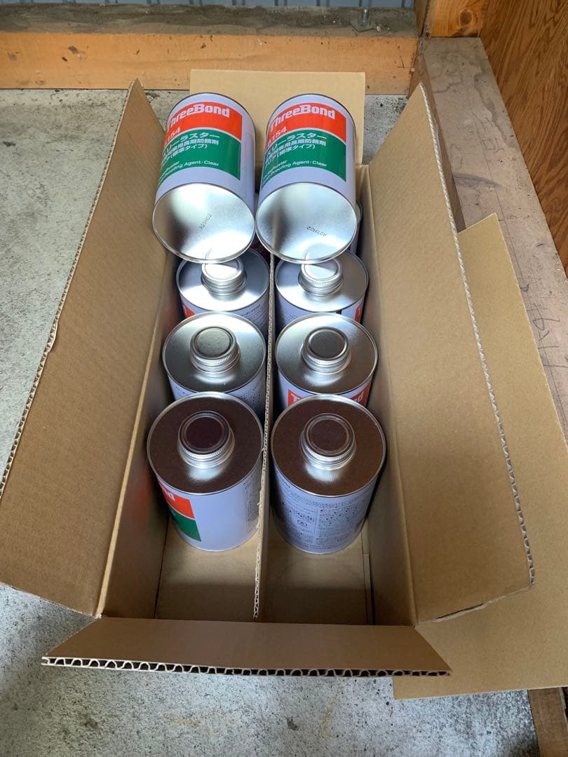 在庫処分特価1L×10缶 スリーラスタースリーボンド6154 錆止め塗料クリア