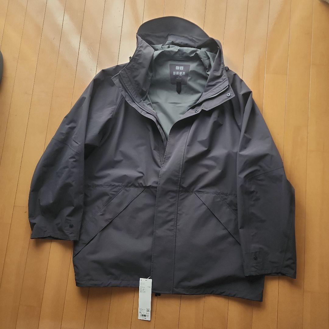 ブロックテック ユーティリティ パーカー　XL ダークグレー