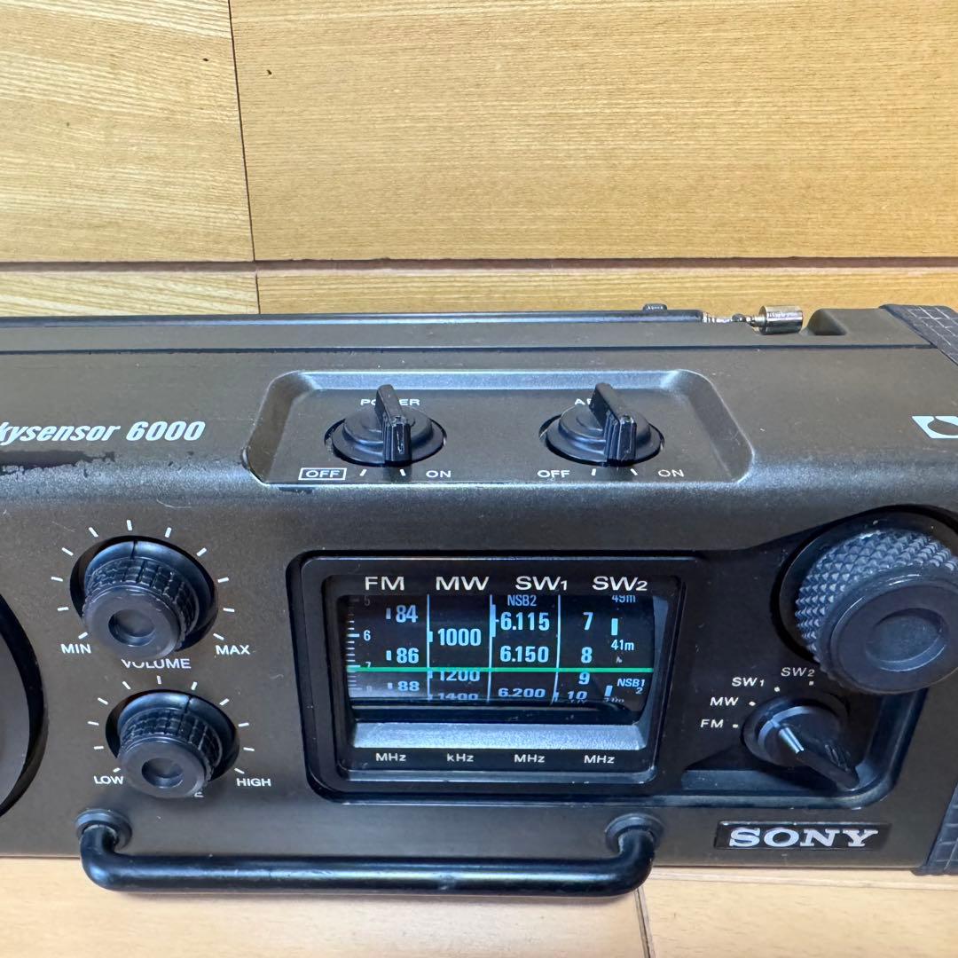 SONY 4バンドラジオ　スカイセンサー　ICF-6000 【ジャンク】