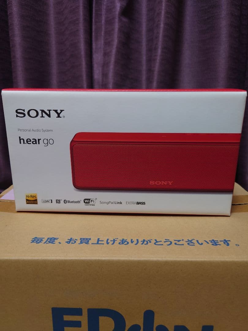 SONY hear go SRS-HG1 ワイヤレススピーカー レッド