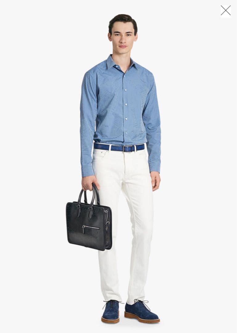 特注 定価65万 ベルルッティ アンジュールミニ スクリットレザーブリーフケース