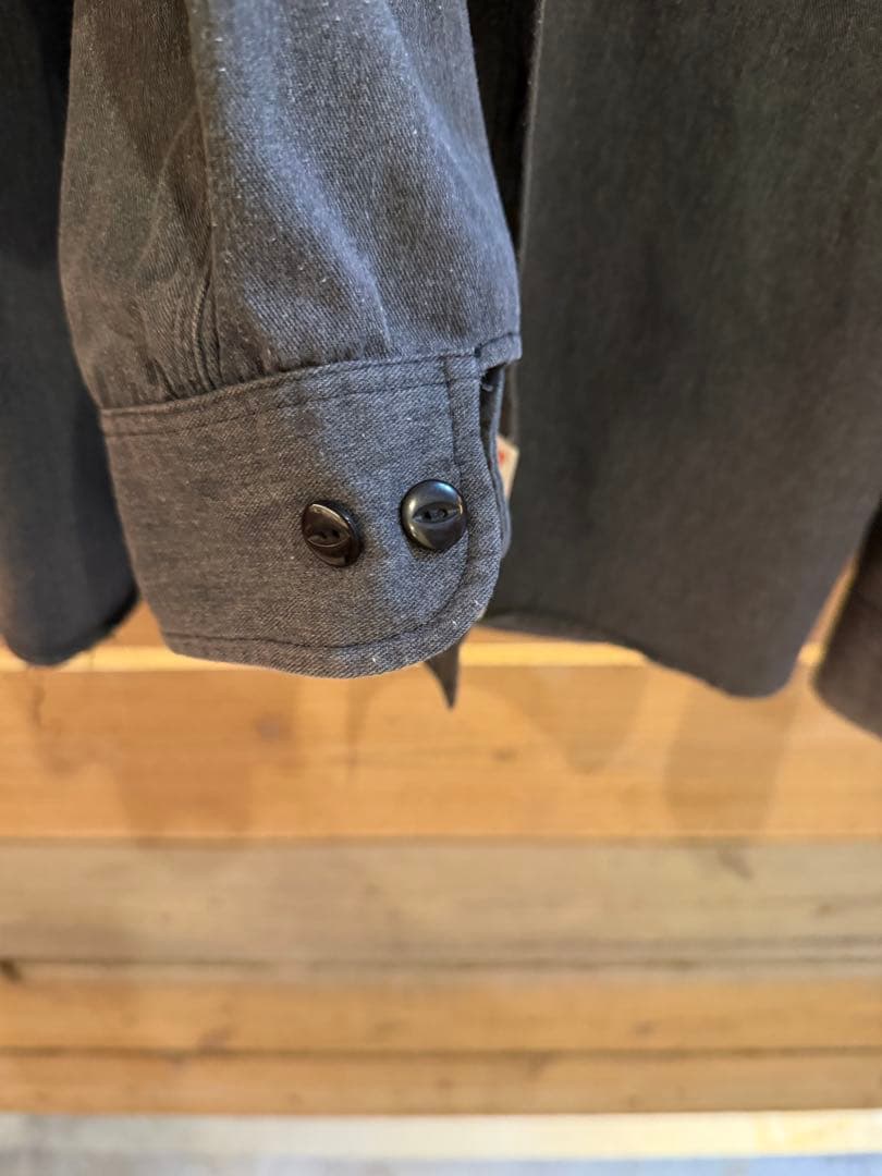 エンジニアドガーメンツ　Mサイズ グレーシャツ　山ポケット　美品