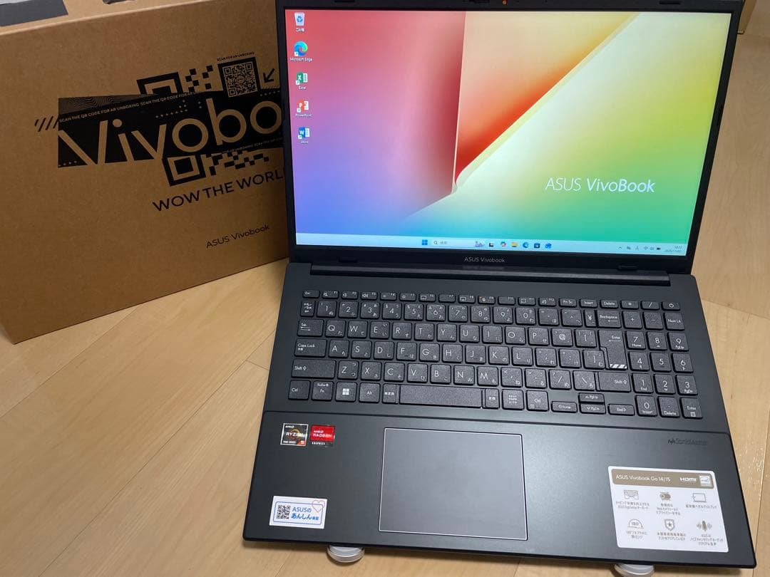 [美品]ASUS Vivobook Go 15 Ryzen5 8GB 512GB