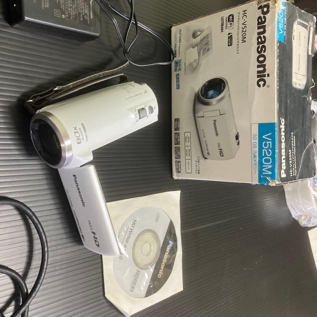 Panasonic HC-V520M ビデオカメラ 本体　付属品一式