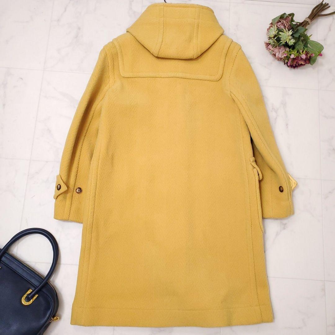 美品✨オールドイングランド 大きいサイズ ヘリンボーン ダッフルコート 黄色