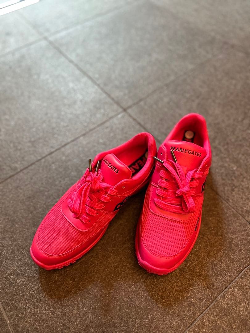 PEARLY GATESゴルフシューズ⭐︎ピンク25㌢