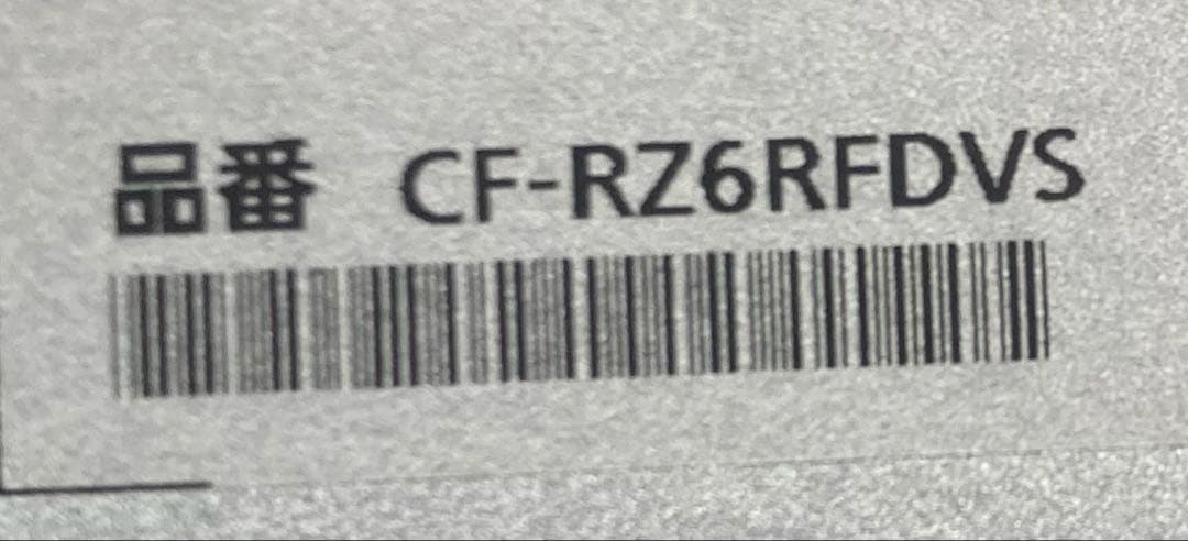panasonic レッツノート CF-RZ6