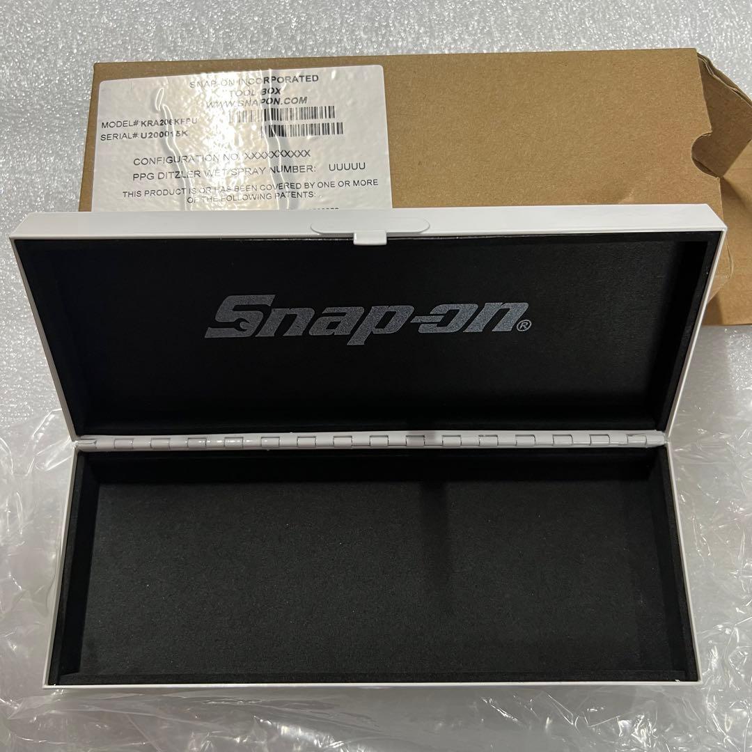 スナップオン　KRA206KFPU 白　工具箱　ペンケース　鉄　絶版品