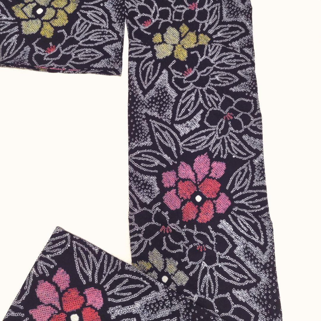 絞り浴衣　有松鳴海絞り　ゆかた　浴衣