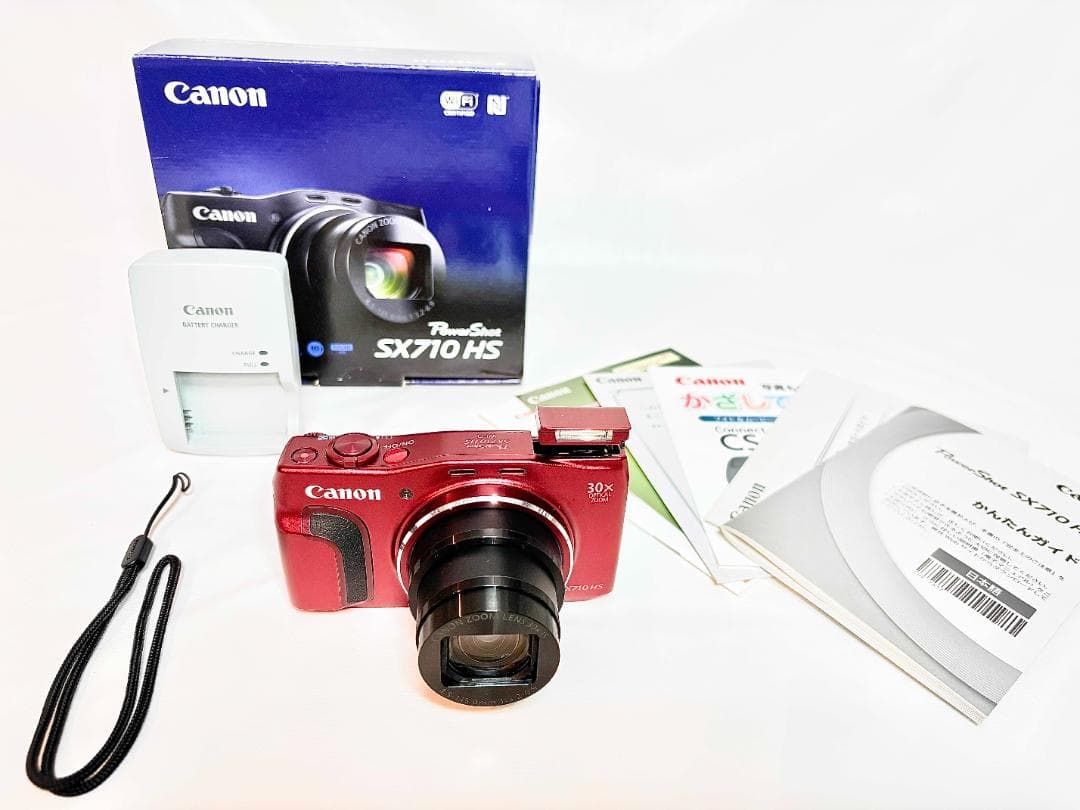 ★ほぼ新品【動作良好 返品保証】Canon PowerShot SX710 HS