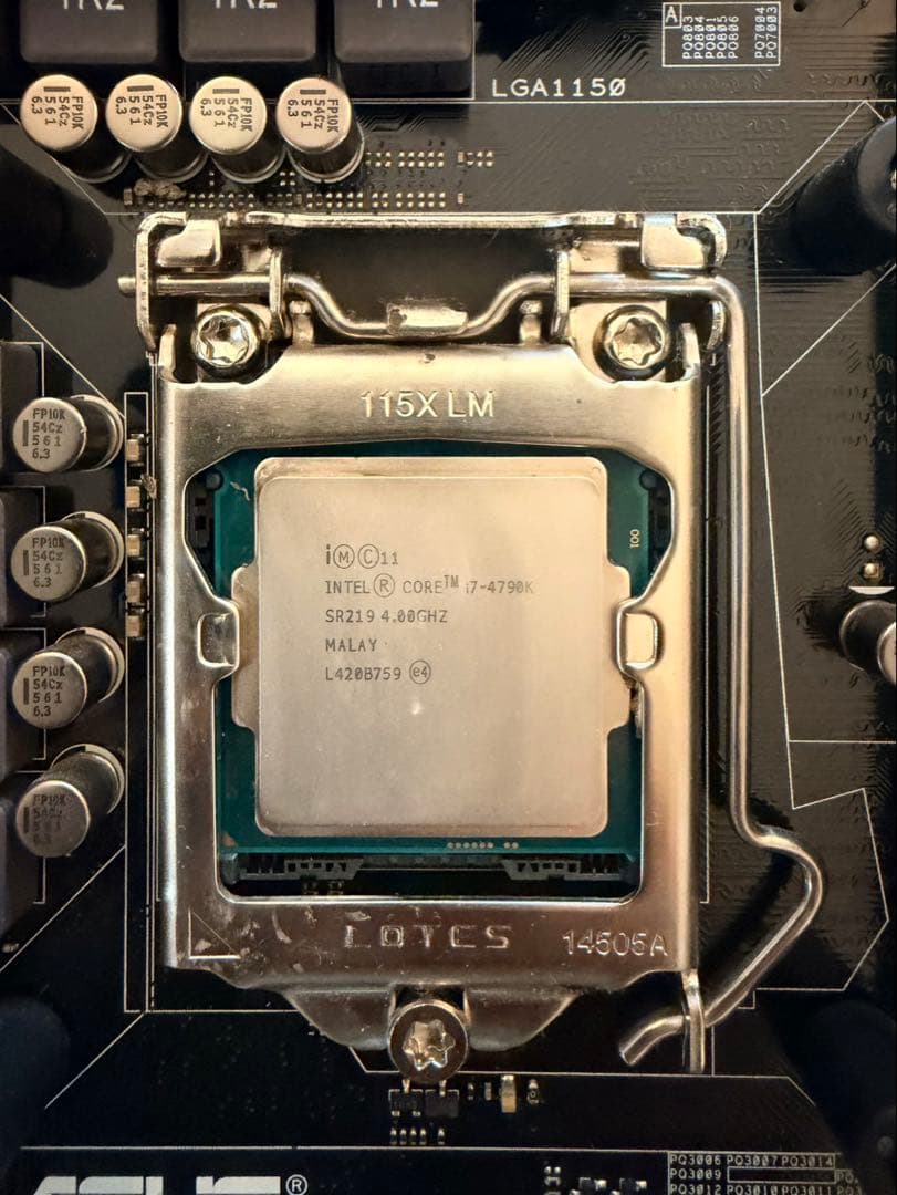 i7 4790K + ASUS Z97 PROGAMER(12GB メモリ付き)