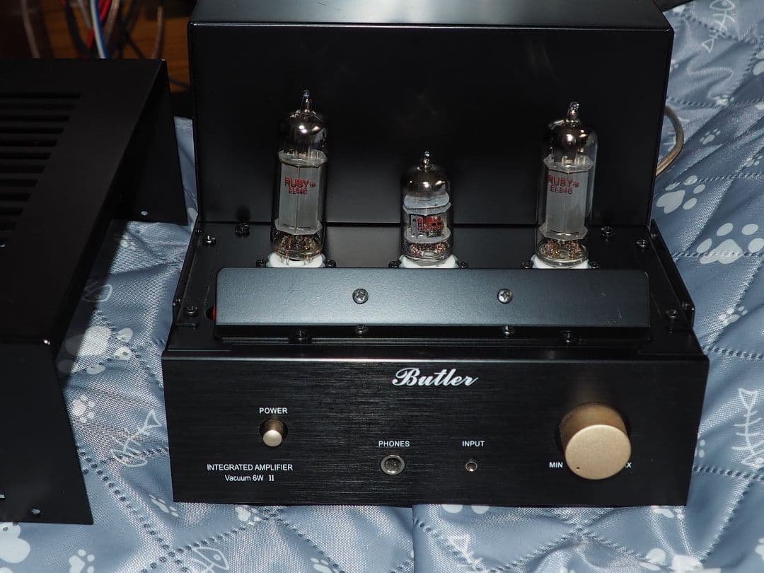 Butler Vacuum 6W ll 真空管(6BQ5)シングルアンプ