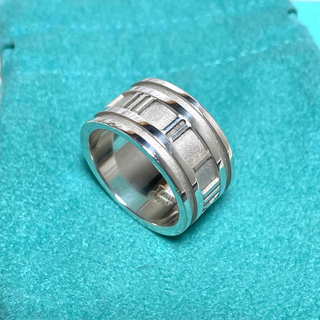 TIFFANY&Co.ティファニー　アトラスリング　ワイド　19号