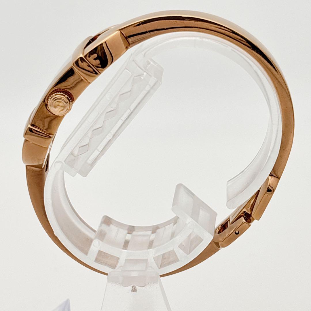 【人気・電池新品】GUCCI 6800L GG柄 ピンク シェル ピンクゴールド