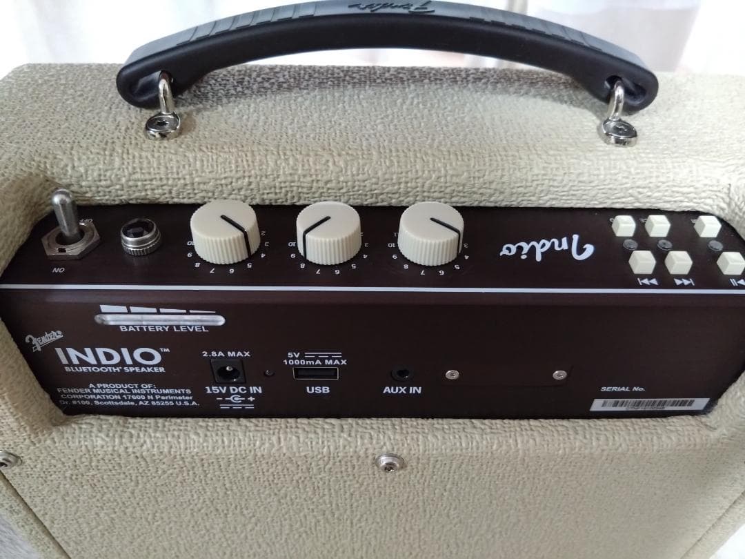 fender indio bluetooth speaker　ブロンド　完動品