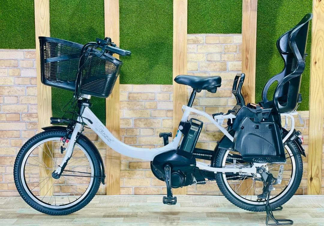 ３日間限定 ホワイト系 ヤマハ　子供乗せ電動アシスト自転車 ZH2975
