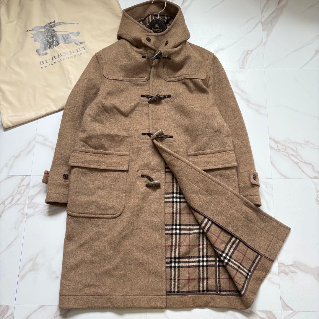 希少◆BURBERRY LONDON ダッフルコート カシミヤ ロング L