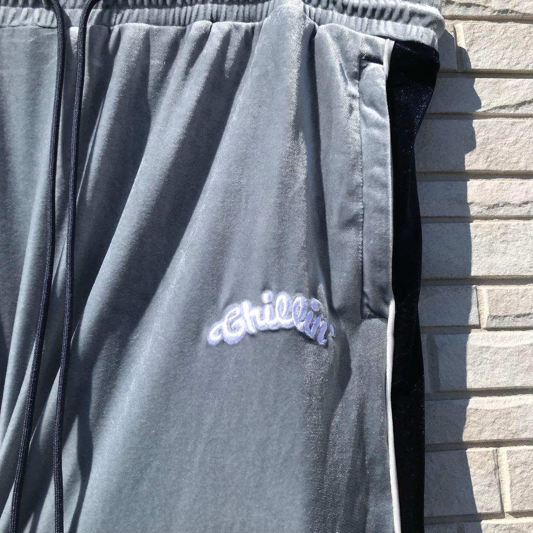 チリン　セットアップ　2XL　トラックジャケット　ベロア