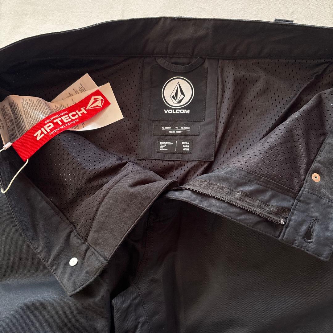 A605新品VOLCOM スノーパンツ 2019 ZIP TECH 黒M