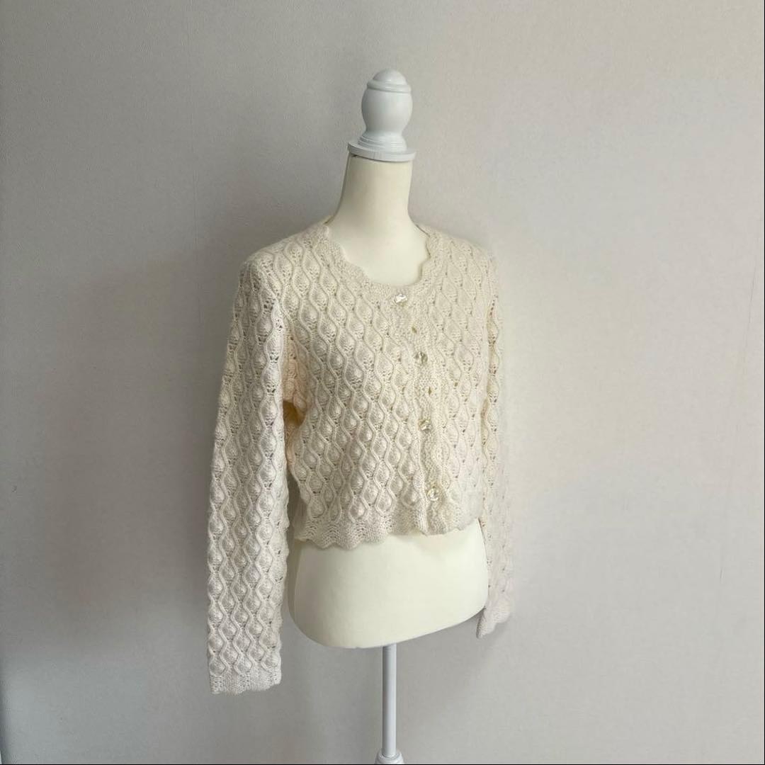 【美品】 Rouje Paris ルージュ カーディガン ニット フランス