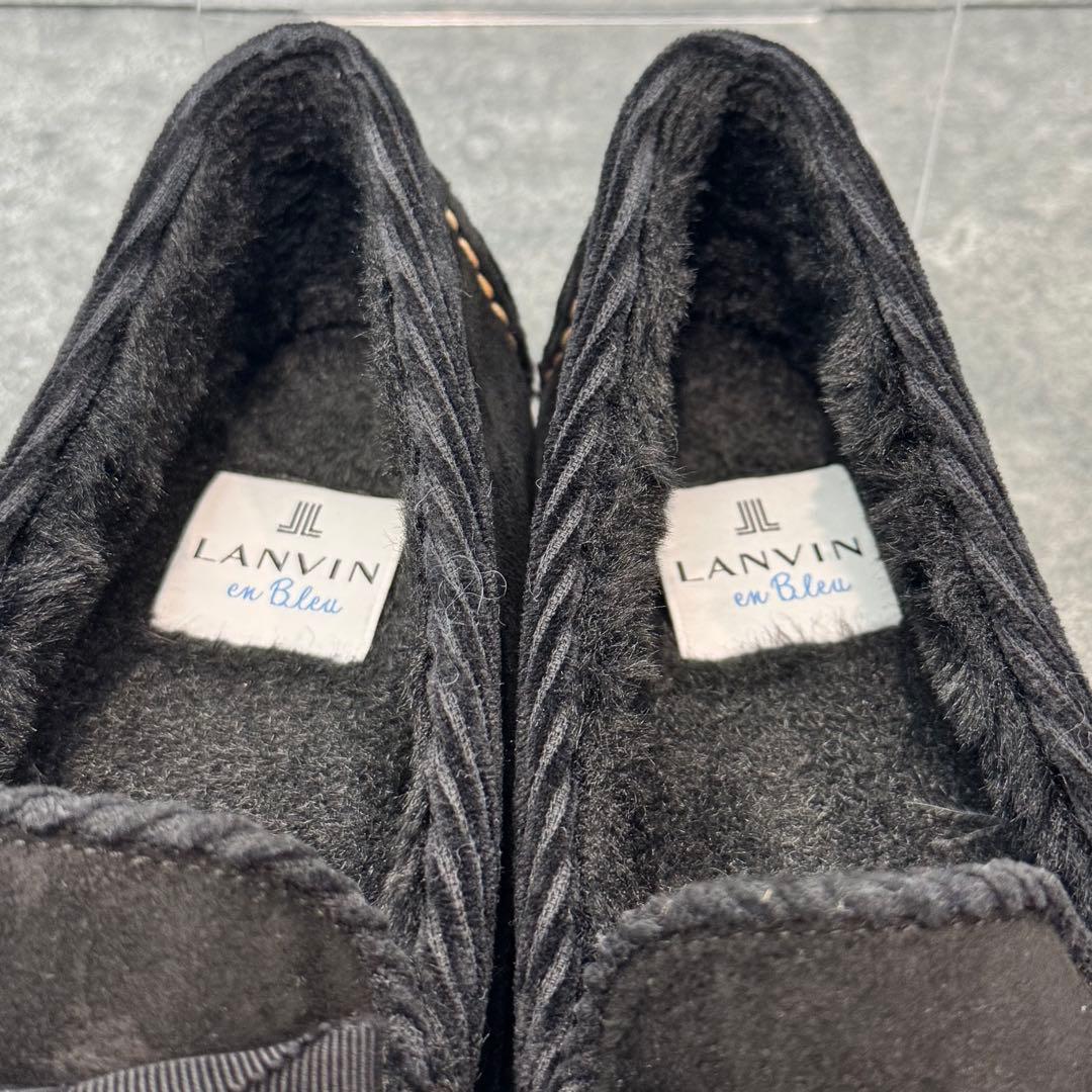 【美品】 LANVIN en Bleu ランバンオンブルー モカシン 24cm