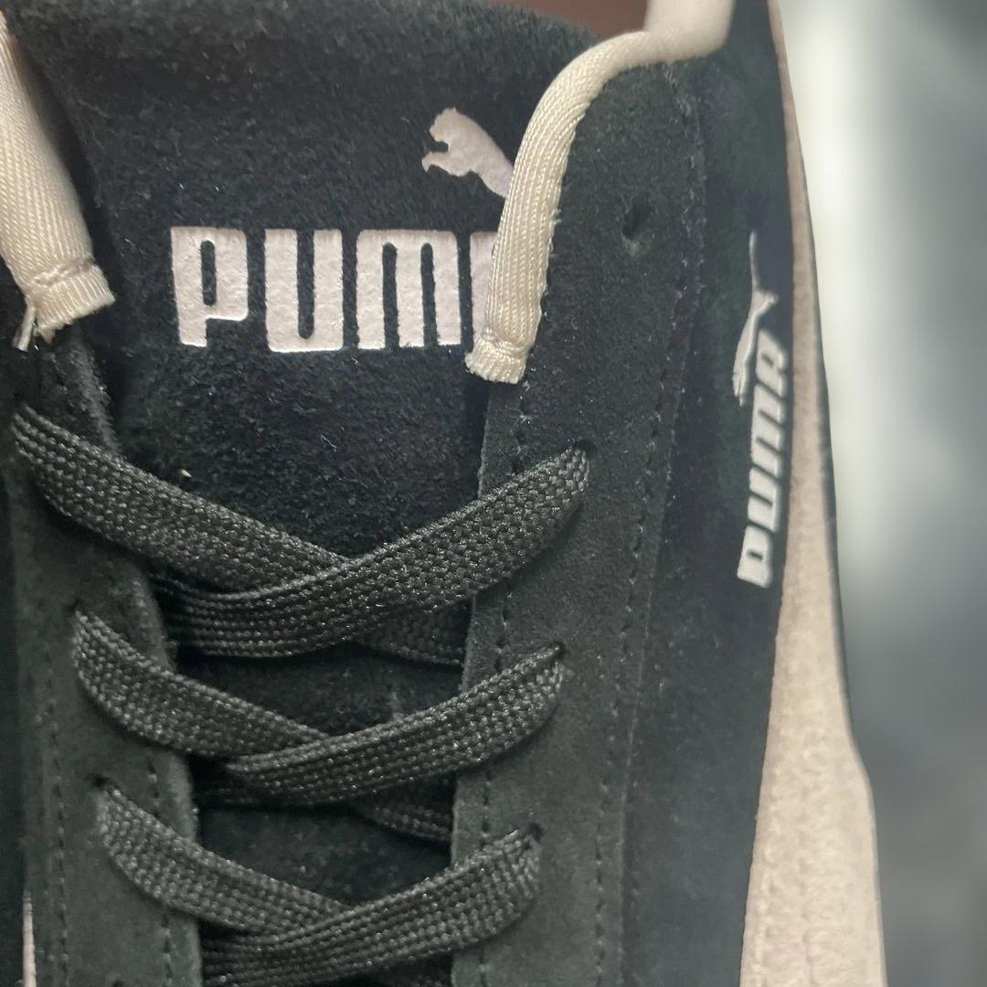 PUMA スエード スニーカー ブラック/ピンク