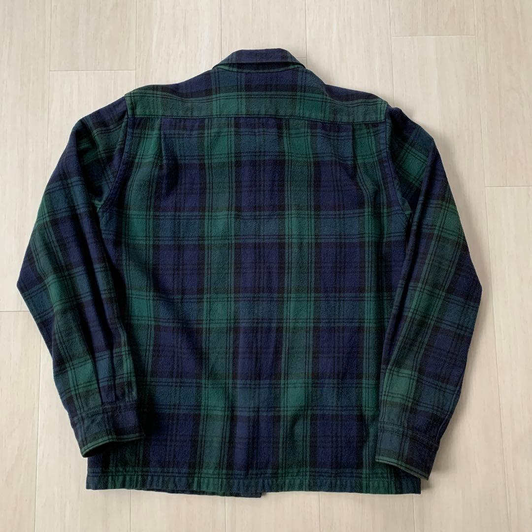 00s コムデギャルソン　ブラックウォッチ　ネルシャツ　切り返しパターン