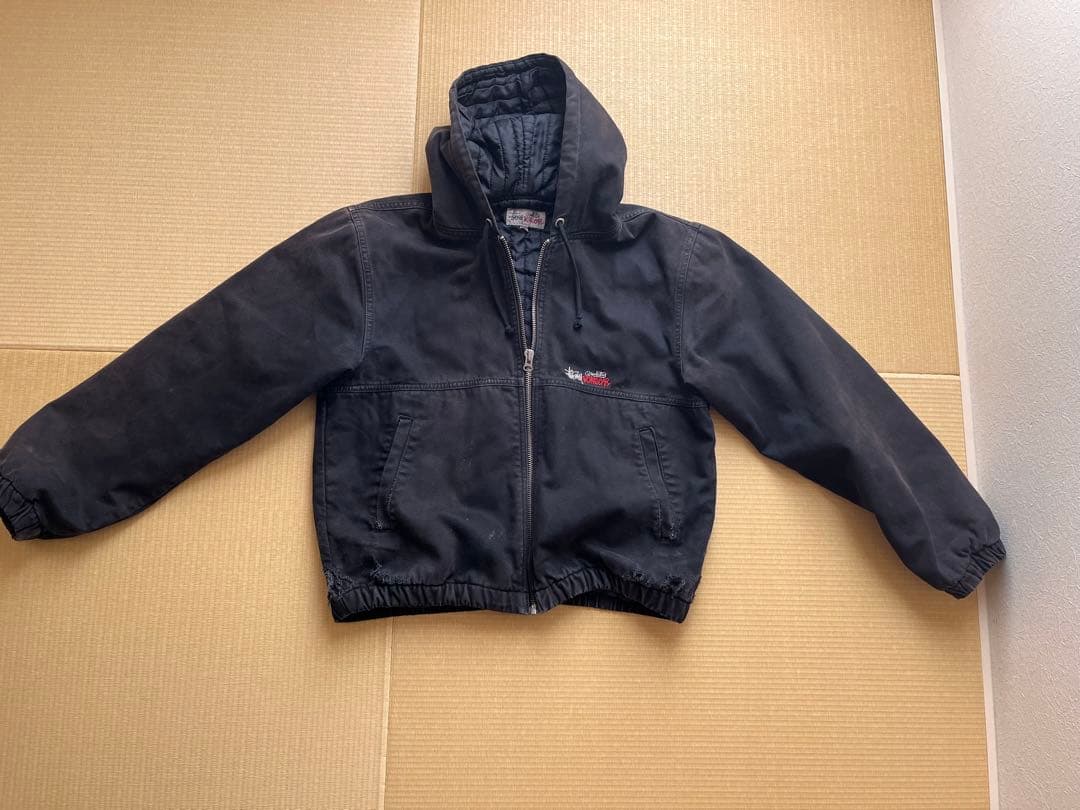 Stussy Quality Workgear ブラック ジャケット M