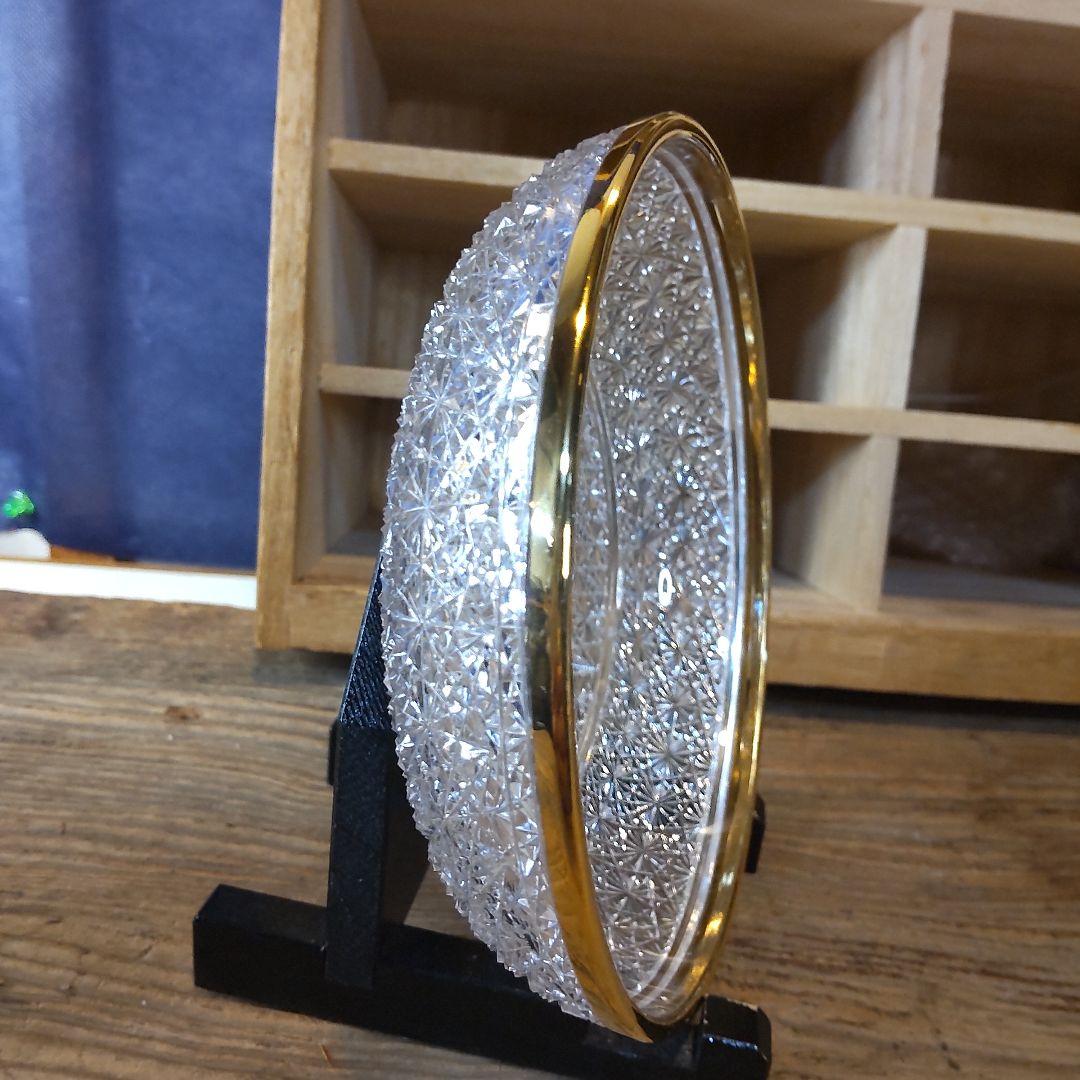 須田秀石④　茶懐石用　クリスタル　　五客セット（内、蓋が無い物2つ）