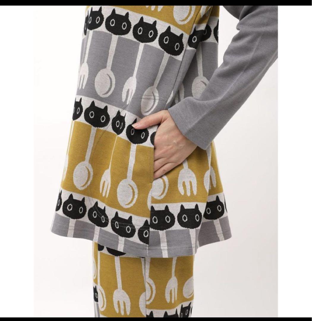 ワコール　マタノアツコ　ジャガードニット　秋冬パジャマ　ルームウェア