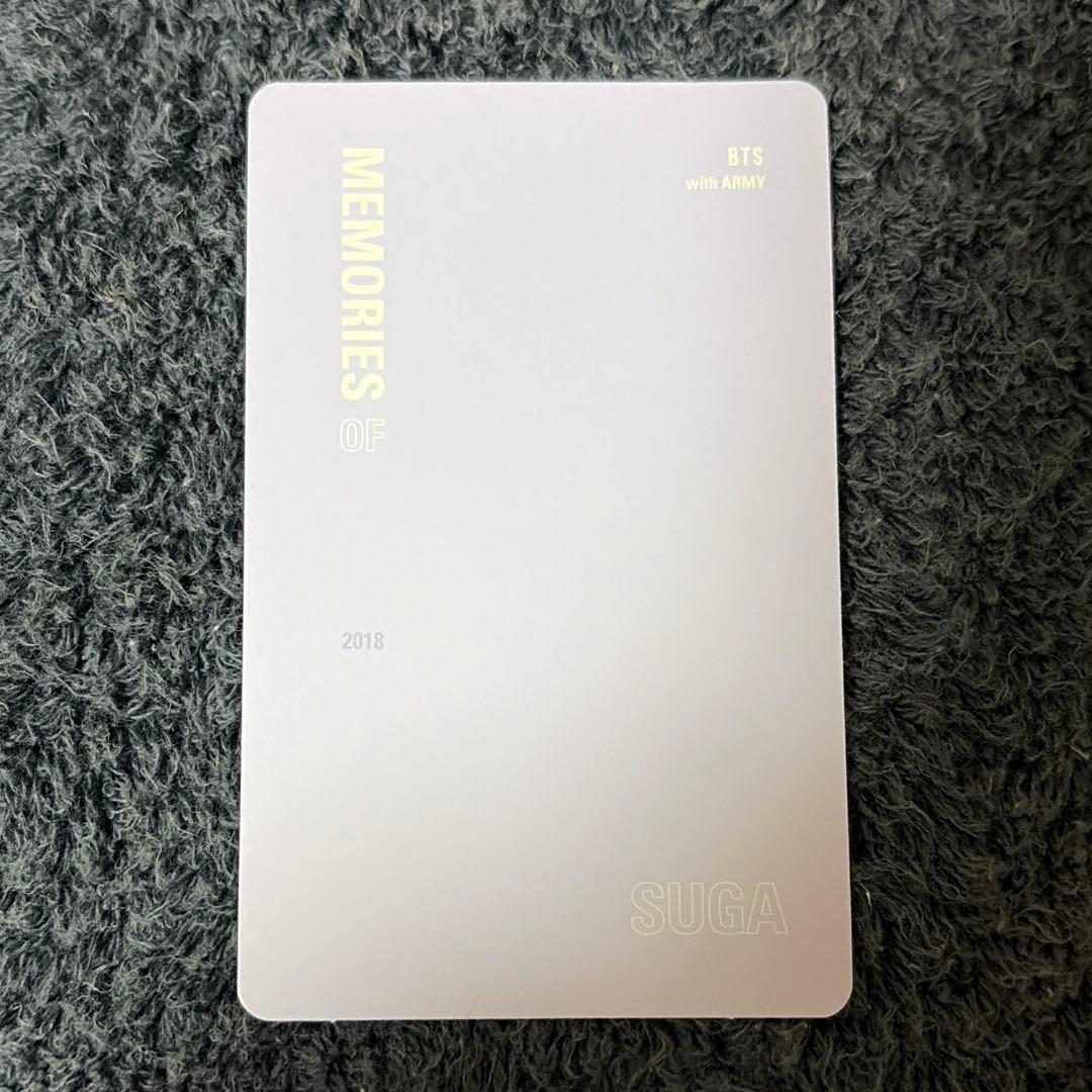 BTS MEMORIES 2018 Blu-ray トレカ SUGA ユンギ