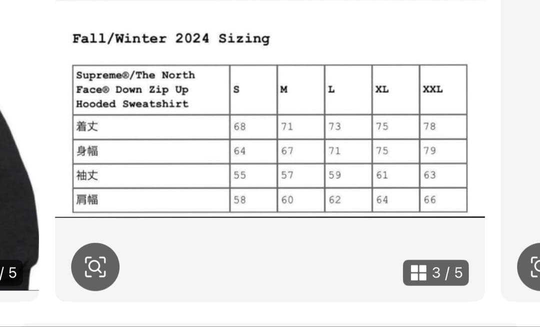 Supreme®/The North Face® Down Zip Up