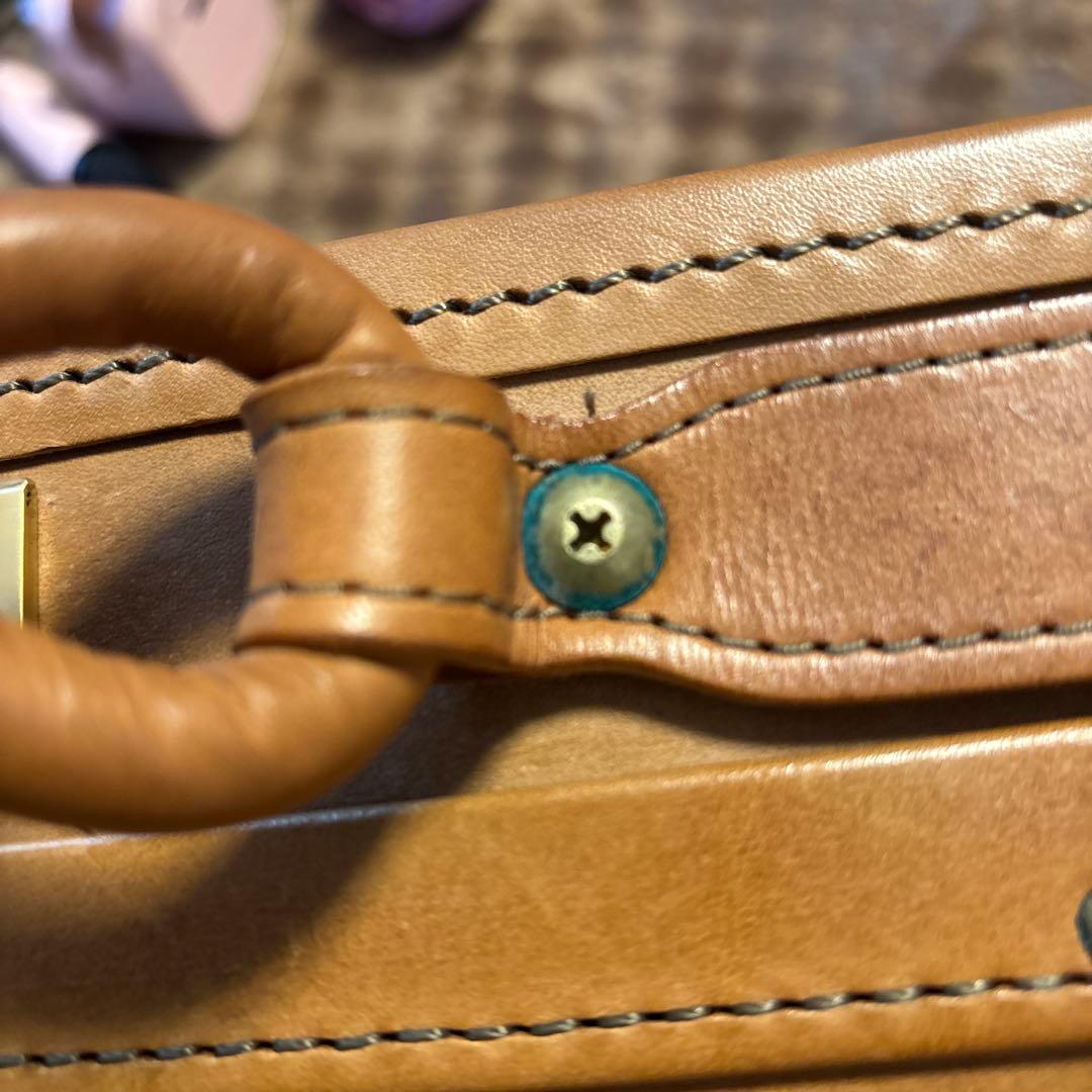 鍵が開かない！！hartmann レザー ビジネスバッグ ブラウン