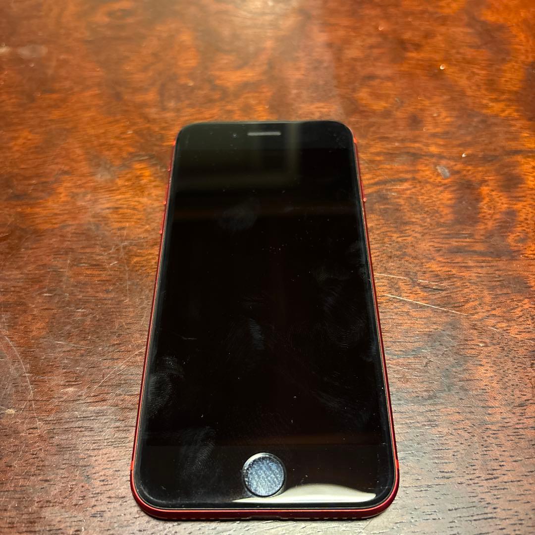 iPhone SE第2世代RED iFaceカバー付き