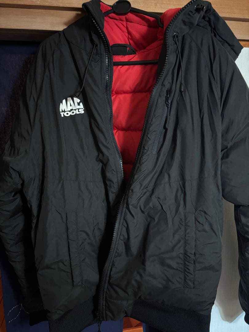 MAC TOOLS マックツール　フード付きダウンジャケット XL