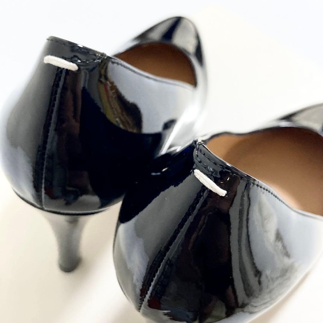 新品 定価12.6万円 MARGIELA マルジェラ パンプス 36 ブラック