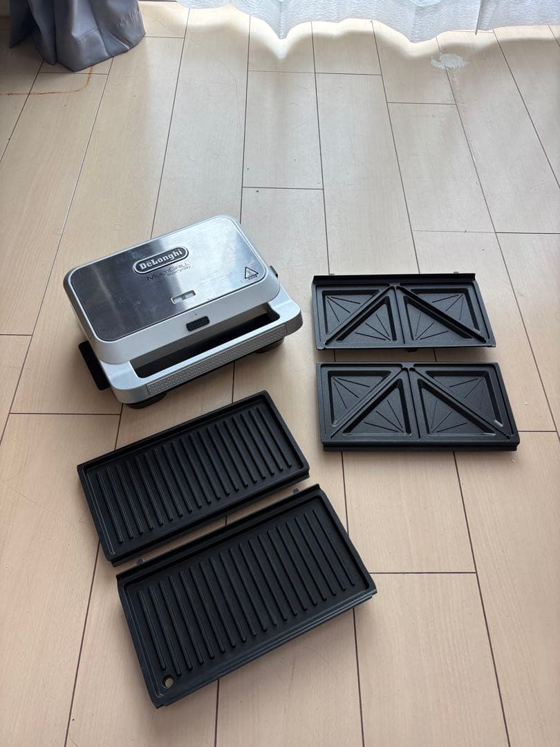 デロンギ マルチグリル ホットサンドメーカー ワッフル グリル プレート付き