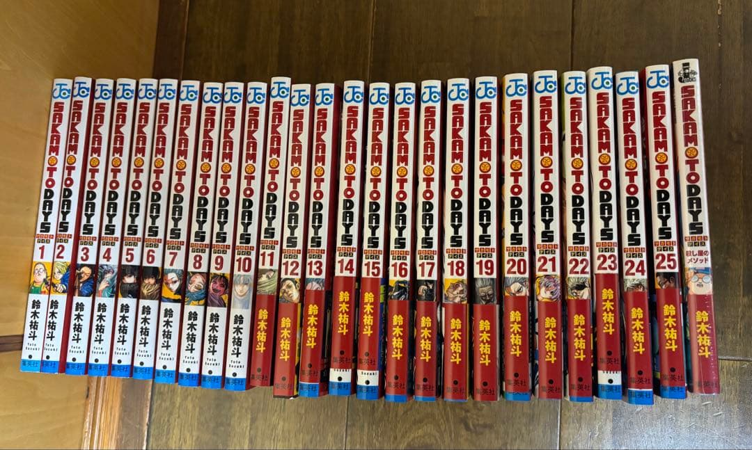 SAKAMOTO DAYS 1〜25巻+小説1巻セット(特典付き)