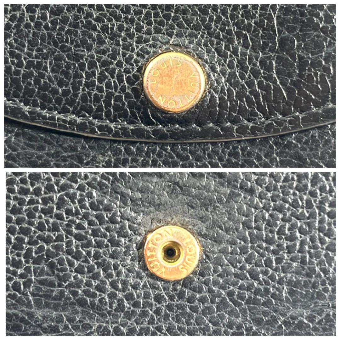 【美品】LOUIS VUITTON ポルトモネ・ロザリ　モノグラムアンプラント