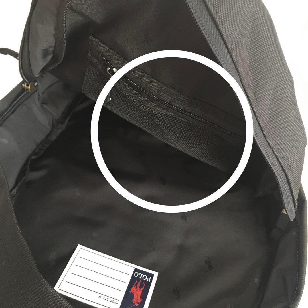 ラルフローレン リュックサック ブラック RALPH LAUREN A4対応