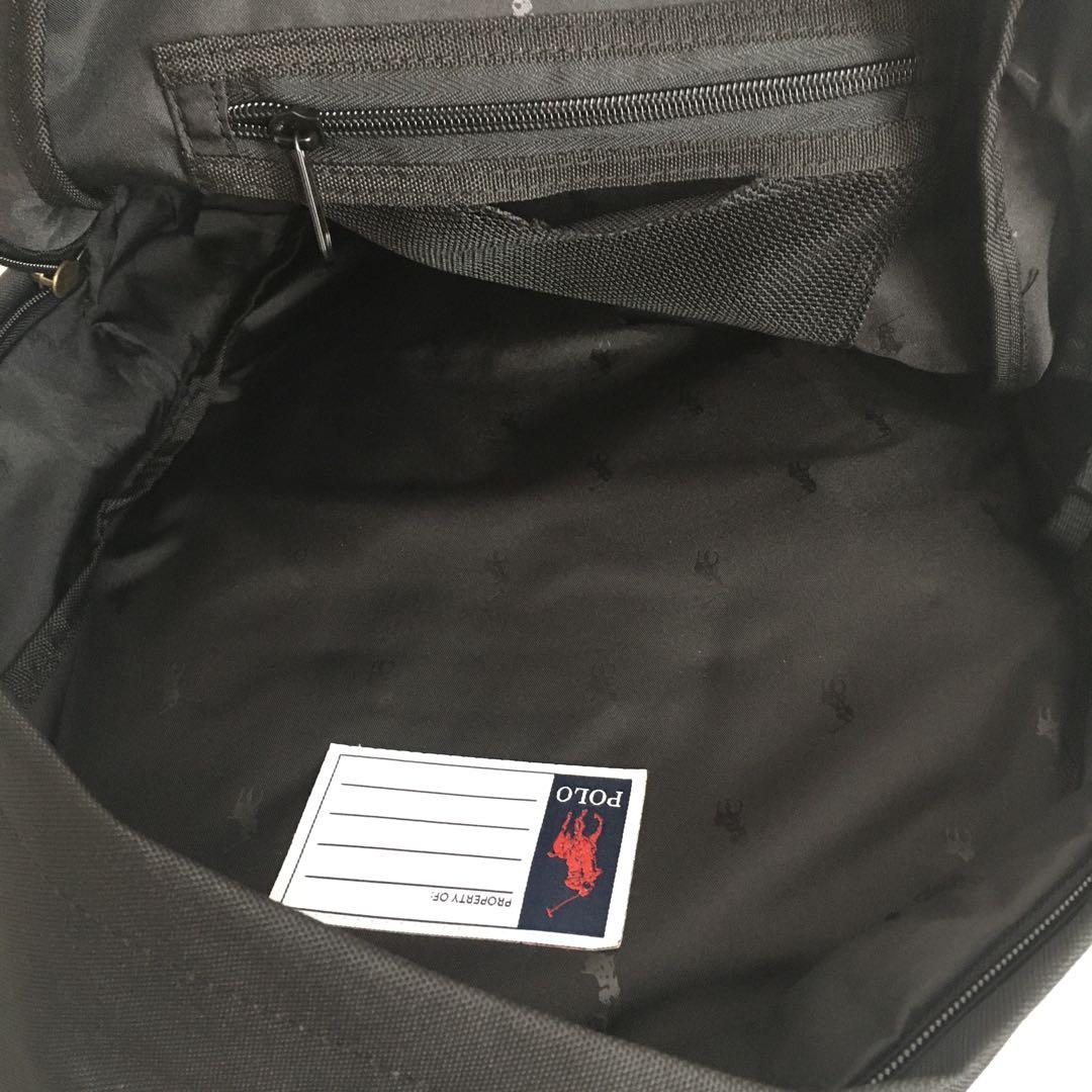 ラルフローレン リュックサック ブラック RALPH LAUREN A4対応